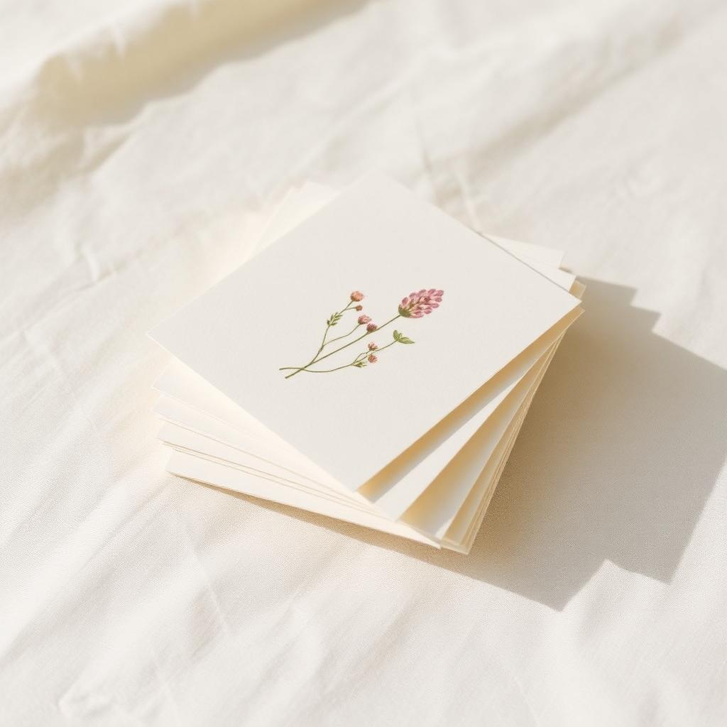 Blank Floral Card