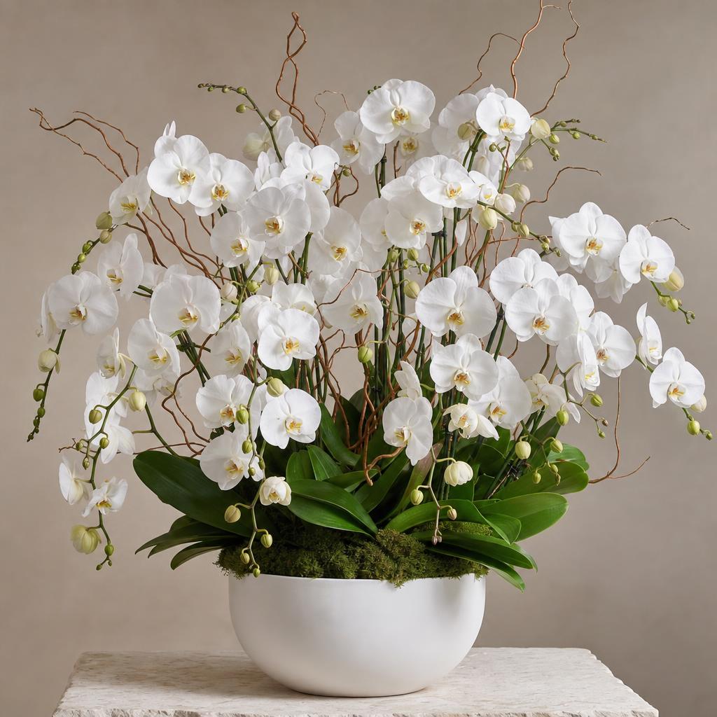 Extravagant Potted Orchid